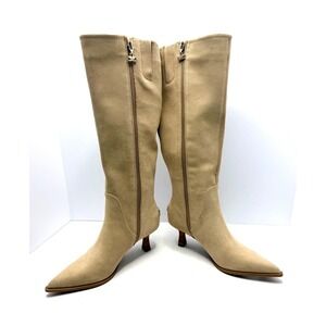 Circus NY by Sam Edelman Women's Yulia Kitten-Heel Dress Boots Oat Size 6M NWT